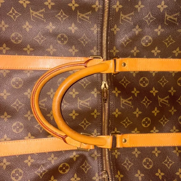 Louis Vuitton Keepall 50 Monogram Brown and Tan Duffel Bag with Monogram - Picture 7 of 9
